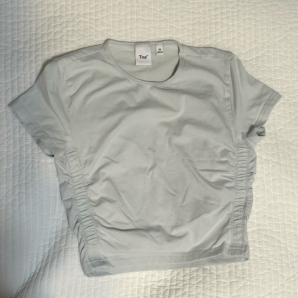 Aritzia Tna Scrunched Crop Top